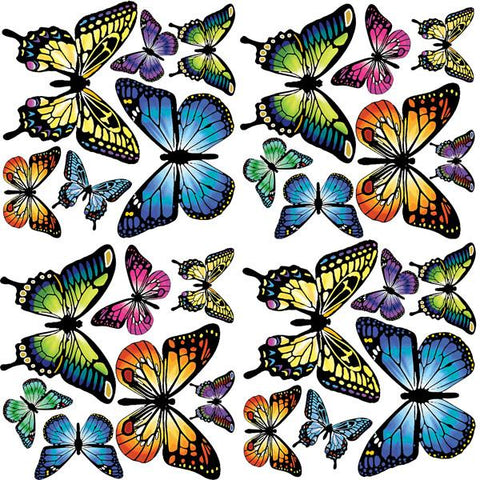 Butterflies Wall Art Sticker Kit
