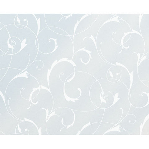 Scroll Flower Window Static Cling