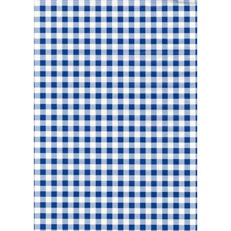 Blue Gingham Peel And Stick Liner