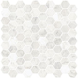 Hexagon Marble Peel & Stick Backsplash Tiles