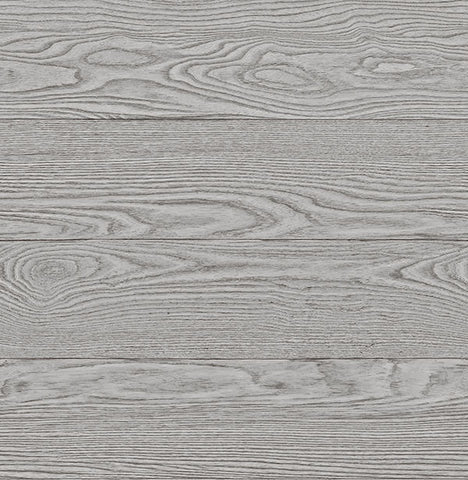 Grey Salvaged Wood Peel and Stick Wallpaper