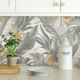 Neutral Paradise Peel and Stick Wallpaper