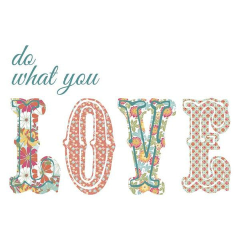 Do What You Love Wall Art Quotes