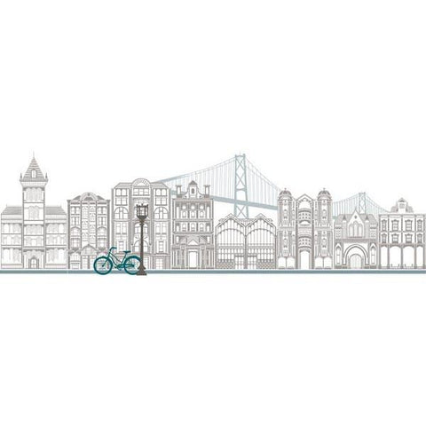 Globe Trotter Wall Art Sticker Kit