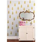 Pineapple Dots Gold Metallic Efftect