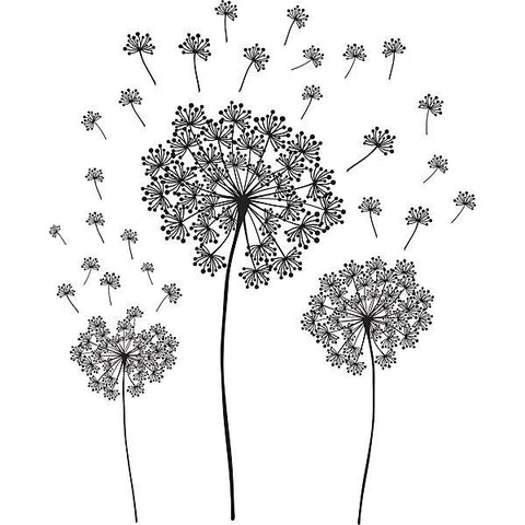 Dandelion Wall Art Sticker Kit