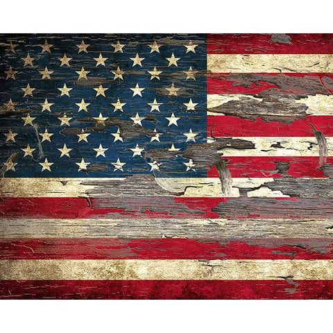Stars & Stripes Wall Mural