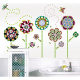 Flower Power Wall Art Sticker Kit