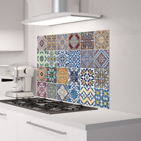 Azulejos Kitchen Panel