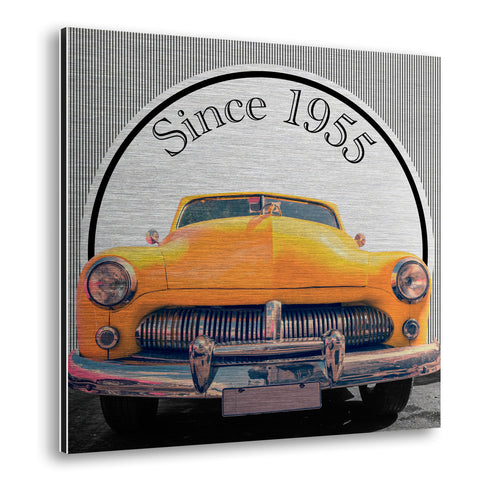 1955 Cadillac Metal Wall Art