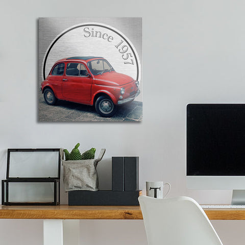 1957 Fiat 500 Metal Wall Art