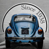 1938 City Car Metal Wall Art