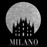 Large Milano Map Metal Wall Art