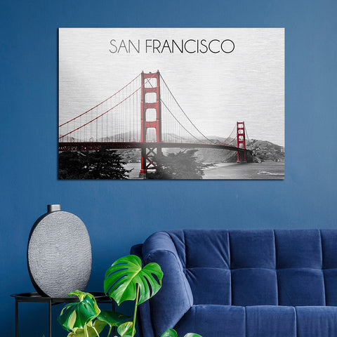 Golden Gates San Francisco Metal Wall Art