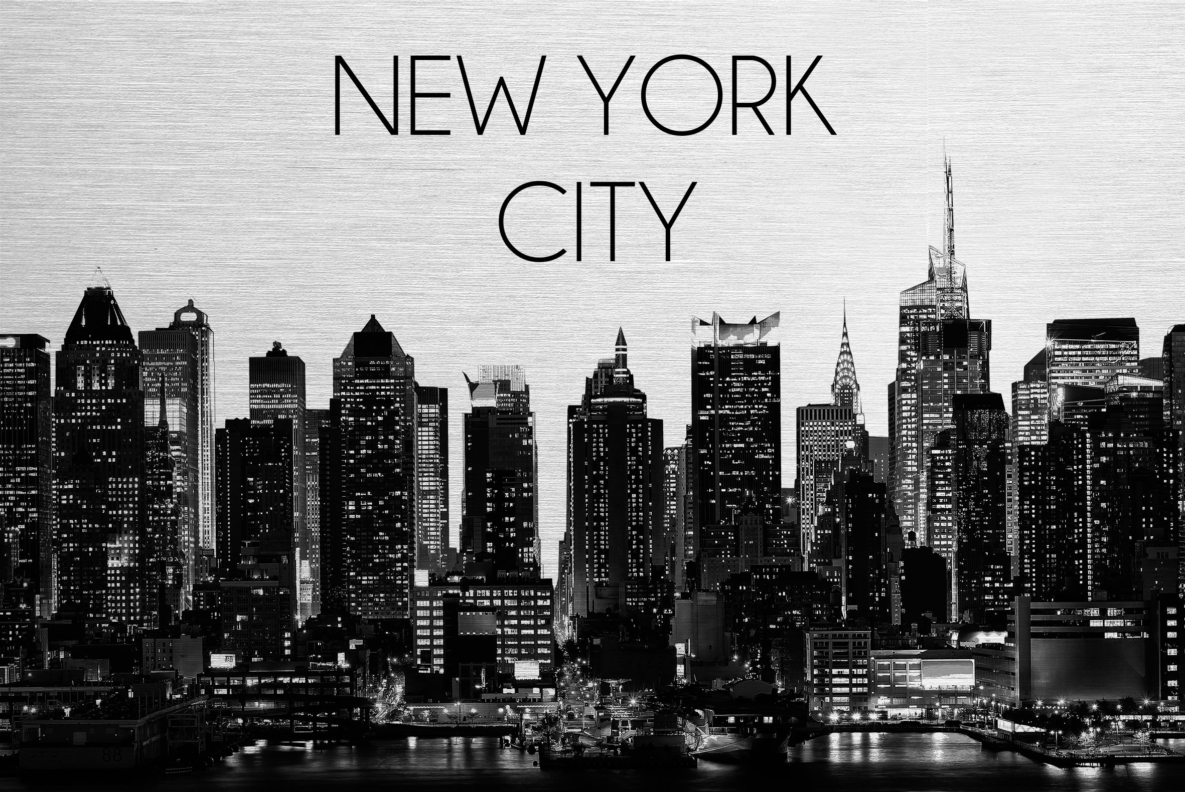New York City Skyline Metal Wall Art - By Habitat – Wallpops UK