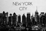 New York City Skyline Metal Wall Art