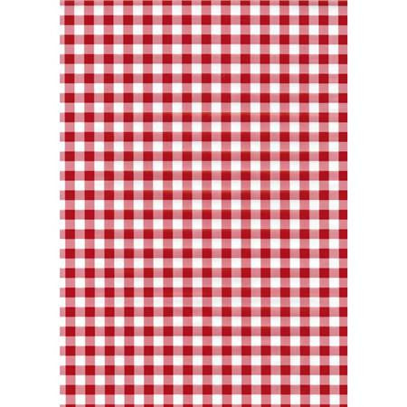 Red Gingham Peel And Stick Liner