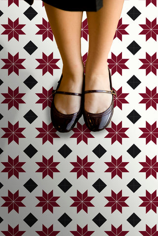 FloorPops Massimo Peel & Stick Floor Tiles