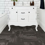 Raven Peel & Stick Floor Tiles