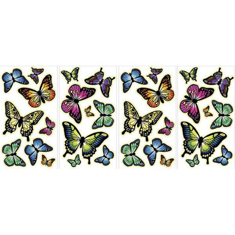 Butterflies Glow in the Dark Wall Art Kit