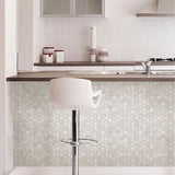 Hexagon Marble Peel & Stick Backsplash Tiles