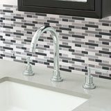 Smoked Glass Peel & Stick Backsplash Tiles