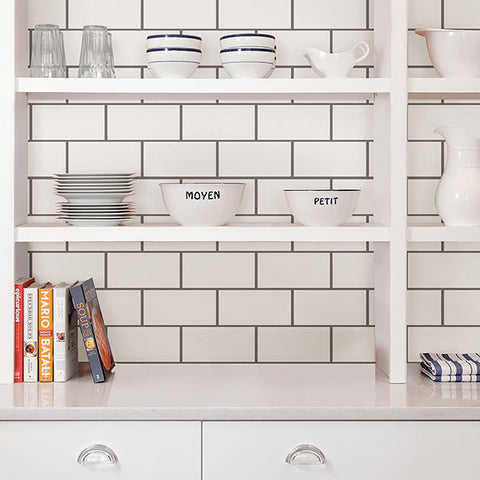 Subway Peel & Stick Backsplash Tiles