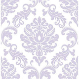 Purple Ariel Peel And Stick Wallpaper