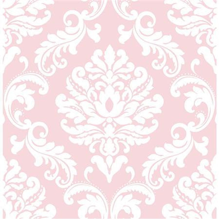 Pink Ariel Peel And Stick Wallpaper