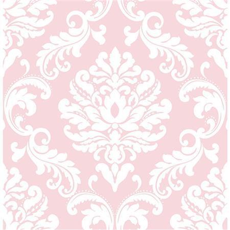 Pink Ariel Peel And Stick Wallpaper