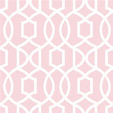 Pink Grand Trellis Peel And Stick Wallpaper