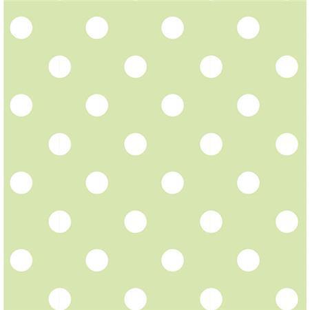 Green Dottie Peel And Stick Wallpaper