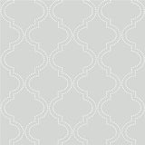 Grey Quatrefoil Peel And Stick Wallpaper