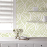 Fern Lime Green Peel and Stick Wallpaper