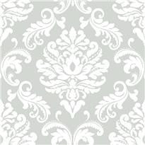 Ariel - Grey Peel and Stick Wallpaper 