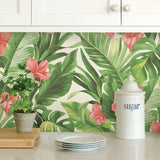 Tropical Paradise Peel and Stick Wallpaper