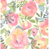 Peachy Keen – Pink Peel and Stick Wallpaper