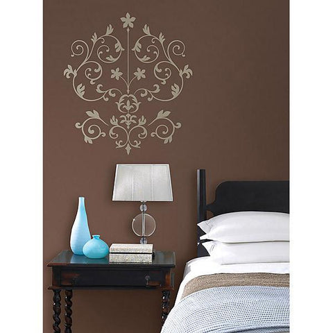 Nouveau Damask Wall Art Sticker Kit