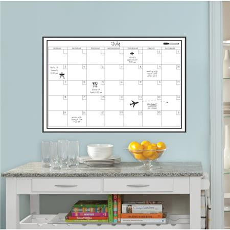 White Board Monthly Calendar