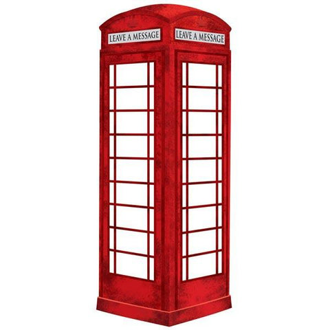 London Phone Booth Wall Stickers