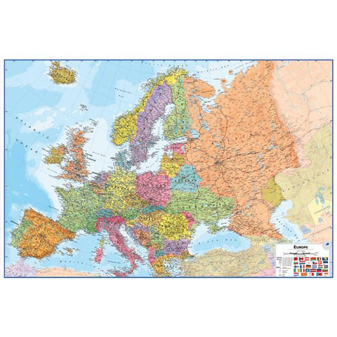 Europe Dry Erase Map