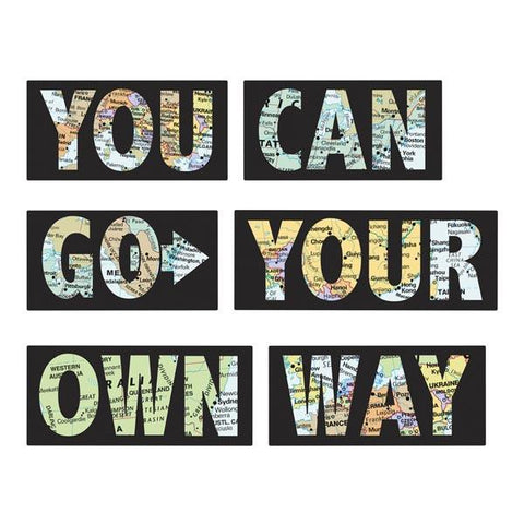 Go Your Own Way Wall Art Quotes