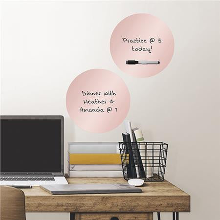 Rose Gold Dry Erase Dots