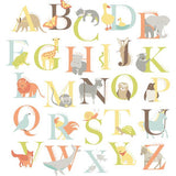 Alphabet Zoo Wall Art Sticker Kit