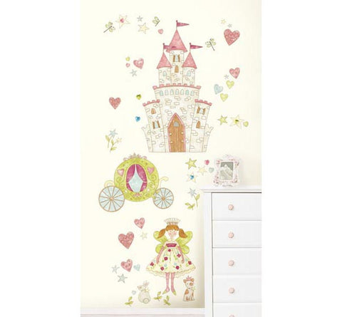 Princess Fairyland Wall Art Sticker Kit