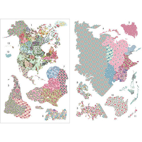 World Map - Boho