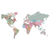 World Map - Boho