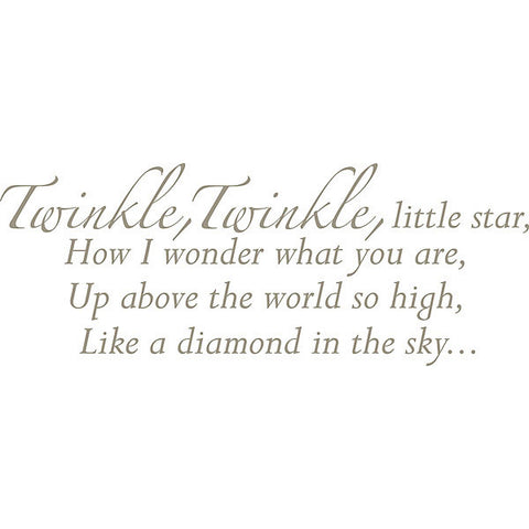 Twinkle, Twinkle - Wall Wishes