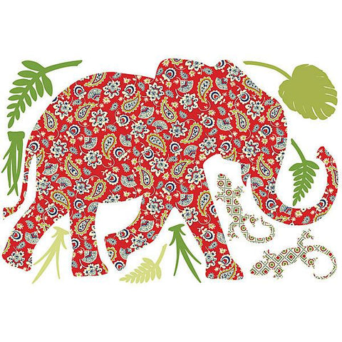 Mabuza the Elephant Wall Art Sticker Kit