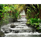 Tranquil Waterfall Wall Mural